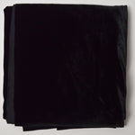 Black Velvet Stretch Knit Fabric - 36" x 60"