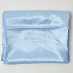 Light Blue Shimmery Satin Woven Fabric - 47" x 60"