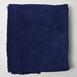 Dark Blue Corduroy Fabric - 56" x 58" + Extra