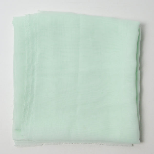 Sheer Mint Green Chiffon Fabric - 56" x 58"