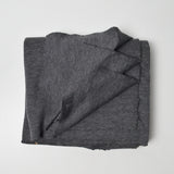 Dark Gray Heathered Stripes Stretchy Knit Fabric - 68" x 75"
