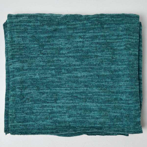 Green Heathered Knit Fabric - 36" x 62"