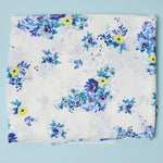 Floral Polyester Crepe Fabric - 48" x 72"