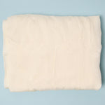 Off-White Damask Flowy Woven Fabric - 36" x 180"