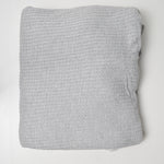 Light Gray Waffle Knit Fabric - 70" x 80"