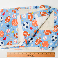 Sports Quilting Weight Woven Fabric - 42" x 78"