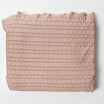 Mauve Textured Stretch Knit Fabric - 64" x 72"