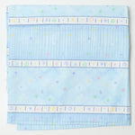 Pastel Stars + Swirls Print Woven Fabric - 36" x 46"