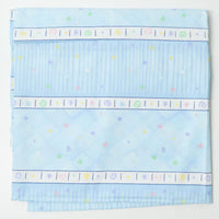 Pastel Stars + Swirls Print Woven Fabric - 36" x 46"