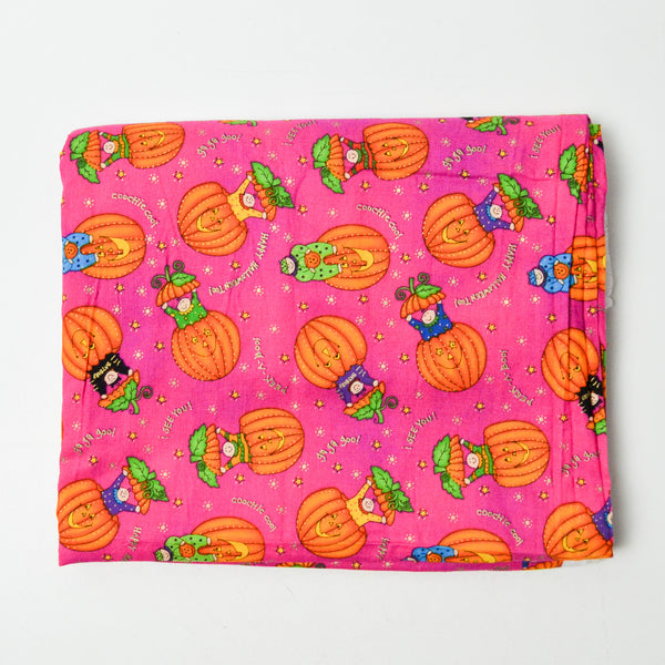 Magenta Peek-a-Boo Babies Print Quilting Weight Woven Fabric - 42" x 54"