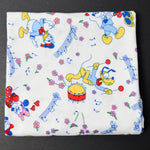 Disney Characters Print Vintage Lightweight Fleece Knit Fabric - 30" x 54"
