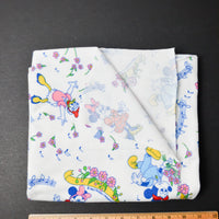 Disney Characters Print Vintage Lightweight Fleece Knit Fabric - 30" x 54"