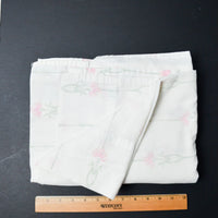 Stenciled Floral Print Soft Flat Sheet - 76" x 88"