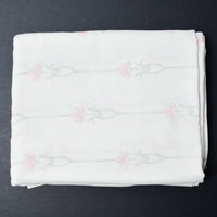 Stenciled Floral Print Soft Flat Sheet - 76" x 88"