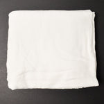 White Damask Stripe Flat Sheet - 76" x 88"