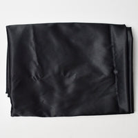 Black Satiny Woven Fabric - 54" x 56"