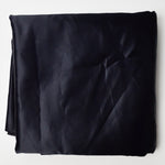 Black Satiny Woven Fabric - 61" x 172"