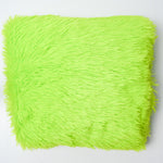 Bright Lime Green Faux Fur Fabric - 72" x 80"
