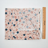 Tan, Peach + Teal Dot Print Atelier Brunette Cotton Shirting Fabric - 53" x 70"