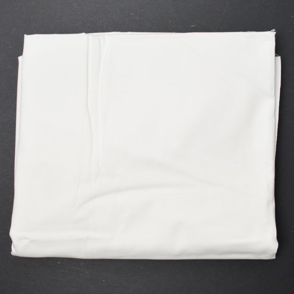 White Sueded Woven Fabric - 44" x 112"