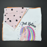 Rainbow Unicorn Panel Knit Fabric - 42" x 58"