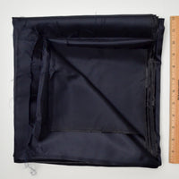Black Twill Woven Lightweight Nylon Fabric - 45" x 180"