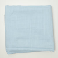 Light Blue Loose-Woven Slub Fabric - 45" x 103"