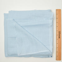 Light Blue Loose-Woven Slub Fabric - 45" x 103"