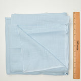 Light Blue Loose-Woven Slub Fabric - 45" x 103"