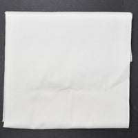 White Lightweight Voile Woven Fabric - 45" x 92"
