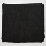 Black Fleece Backed Neoprene Fabric - 40" x 49"