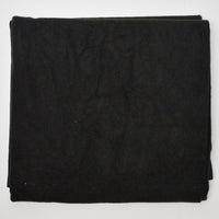 Black Fleece Backed Neoprene Fabric - 40" x 49"