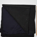 Black Fleece Backed Neoprene Fabric - 40" x 49"