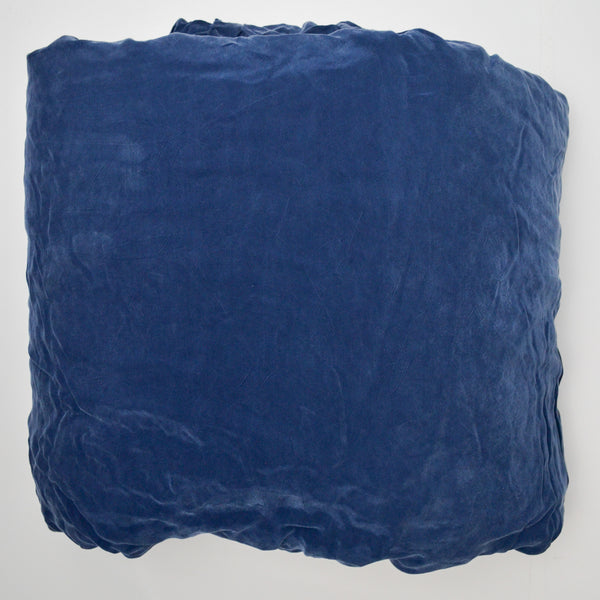 Blue Silky Crinkled Apparel Fabric - 45" x 360"