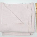 Light Pink + White Slub Thick Woven Fabric - 60" x 132"