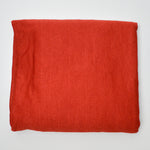 Burnt Orange Cut Pile Stretch Knit Fabric - 60" x 62"