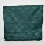 Green Damask Checkered Fabric - 60" x 184"