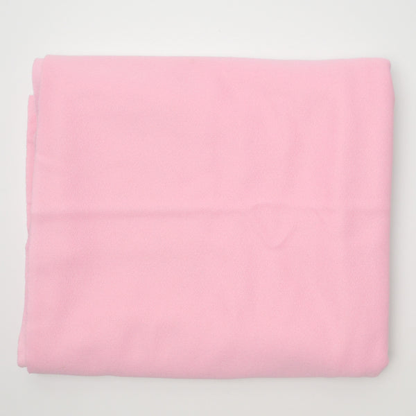 Light Pink Polyester Double Knit Fabric - 60" x 66"