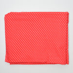 Red + White Star Peter Pan Fabrics Quilting Weight Woven Fabric - 46" x 71"