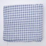 Blue Loose Woven Gingham Fabric - 46" x 152"