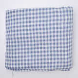Blue Loose Woven Gingham Fabric - 46" x 152"