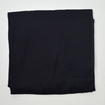 Black Lightweight Semi-Sheer Crepe Woven Fabric - 43" x 82"