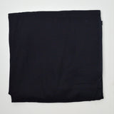 Black Lightweight Semi-Sheer Crepe Woven Fabric - 43" x 82"