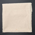 Cream Geometric Damask Silky Woven Fabric - 45" x 64" + Extra