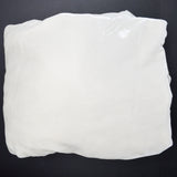 Off-White Crinkled Velvet Knit Fabric - 46" x 320"