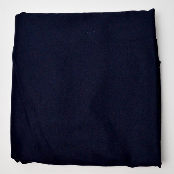 Dark Blue Cotton/Lycra Stretch Twill Bottom Weight Woven Fabric - 58" x 82"