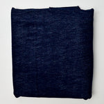 Dark Blue + Light Gray Double Knit Fabric - 56" x 66"