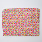 Colorful Floral Cotton Fabric - 92" x 102"