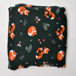 Green Fox Print Joann Jersey Knit Fabric - 60" x 72"