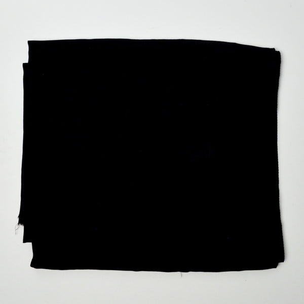 Black Semi-Sheer Georgette Woven Fabric - 42" x 68"